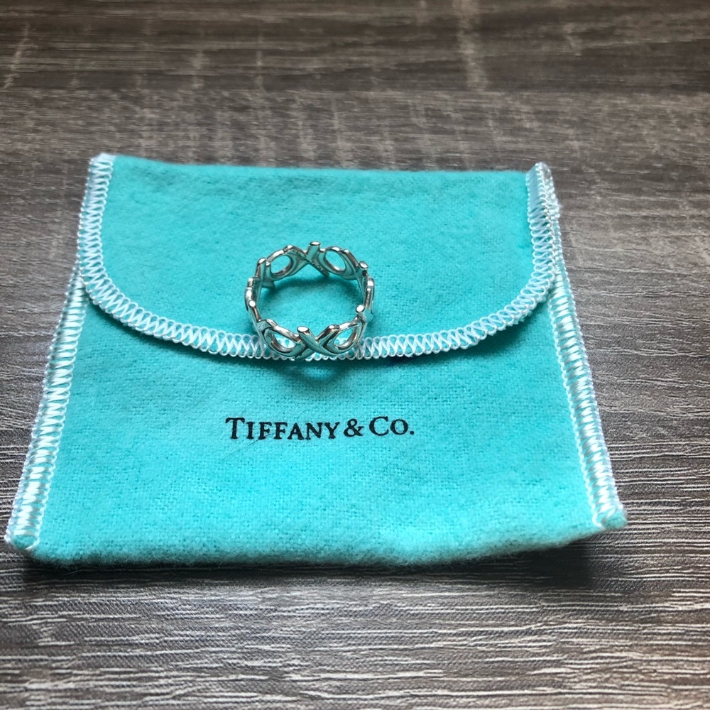 Tiffany & Co Xoxo ring- size 10